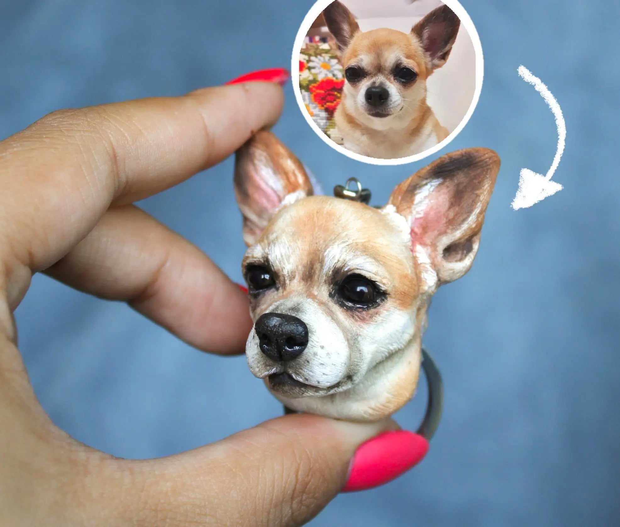 3D Pet Keyring